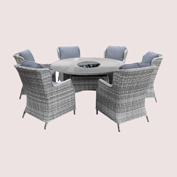 Verona Deluxe Dining Set 6 Seater